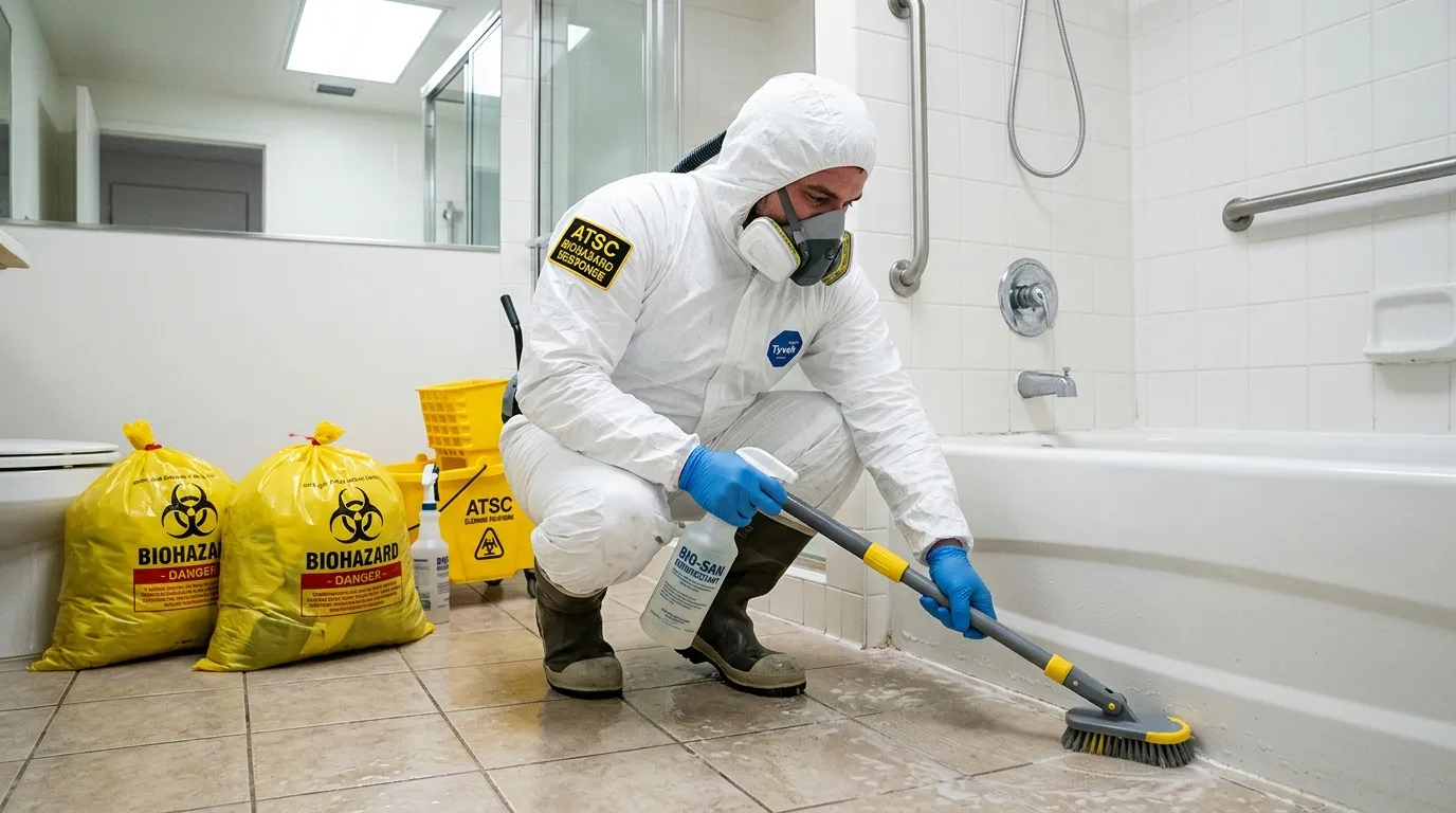 Decontamination equipment deployed for Blood Cleanup in Hampton